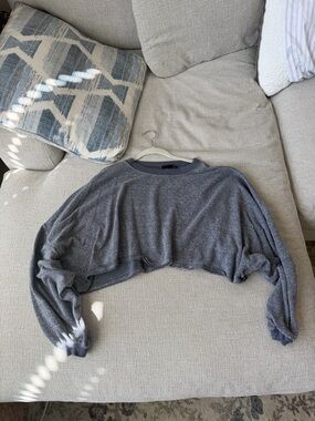 Out from Under blue Cropped long sleeve